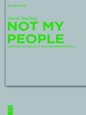 cover image of Not My People